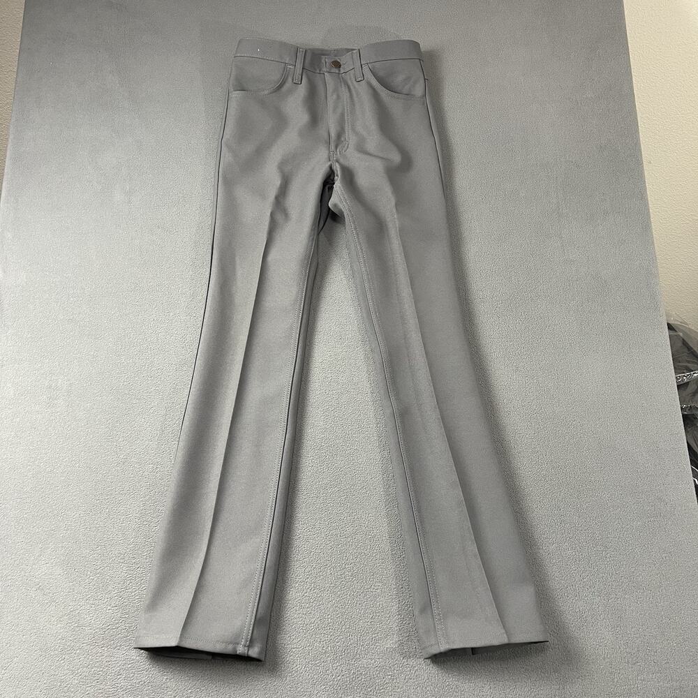 Wrangler Pants Mens 30X34 Gray Wrancher Bootcut Western Cowboy Rodeo 82GY